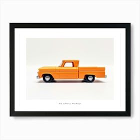 Toy Car 62 Chevy Pickup Orange Poster Art Print