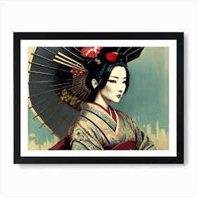 Geisha 27 Art Print