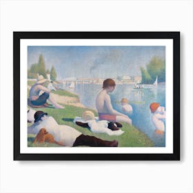 Bathers At Asnieres, Georges Seurat Art Print