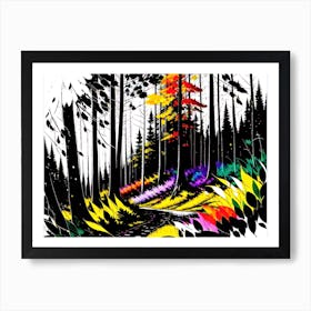 Forest Path 33 Art Print