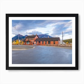 Carcross Train Station Art Print