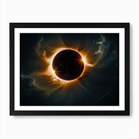 Solar Eclipse 6 Art Print