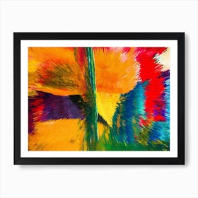 Acrylic Extruded Painting 241 Art Print