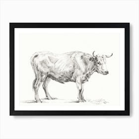 Standing Bull 1, Jean Bernard Art Print