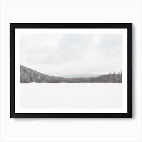 Open Winter Tundra Art Print