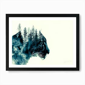 Wild Cat Blues - Wildcat Blueprint Art Print