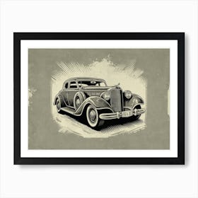Vintage Car 2 Art Print
