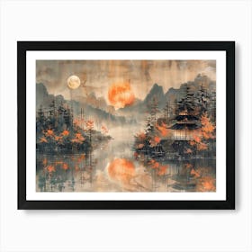 Asian Landscape 1 Art Print