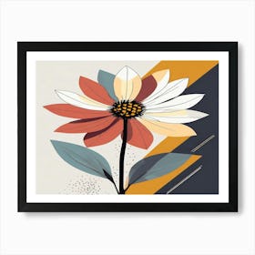 Abstract Flower 6 Art Print