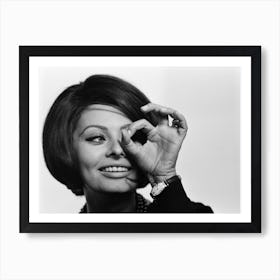 Sophia Loren 1964 Art Print