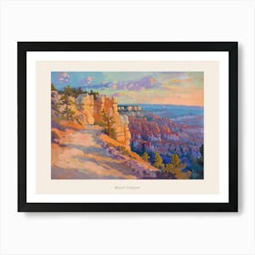 Western Sunset Landscapes Bryce Canyon Utah Poster Art Print