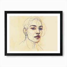 Portrait Of A Woman 22 Art Print