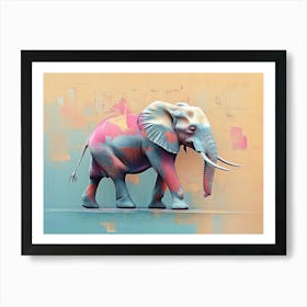 Elephant Canvas Art Art Print