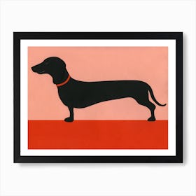 Dachshund Rosi Art Print