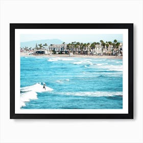 Miles Of Surf Art Print