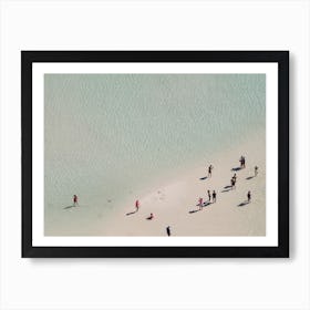 Glassy Waters On A Mexico Beach Art Print