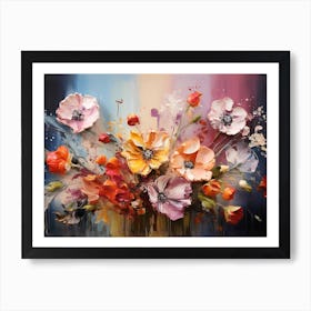 Flowers In A Vase 21 Art Print