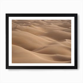 Sea Of Sand In The Desert Art Print