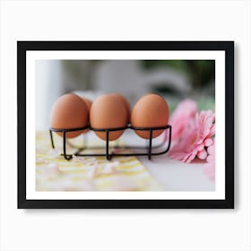 Eggs In A Basket 2 Art Print