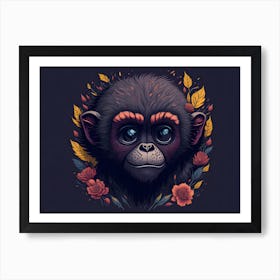 Baboon (3) Art Print