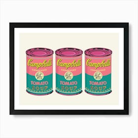 SOUPS PINK 3 Art Print