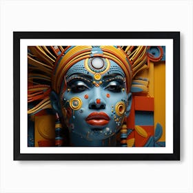 Portrait Of An African Woman Art Print