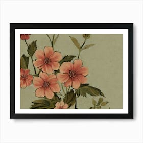 Pink Flowers Art Print