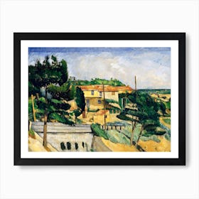 The Road Bridge, Paul Cézanne Art Print