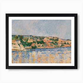 Village At The Water'S Edge (Village Au Bord De L'Eau), Paul Cézanne Art Print