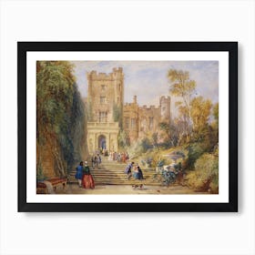 Powys Castle, Wales, David Cox Art Print