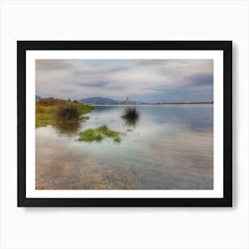 Full tide at Neath River Estuary Art Print