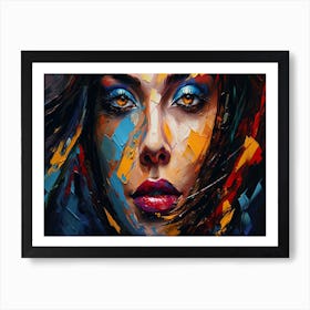 Abstract Of A Woman 2 Art Print