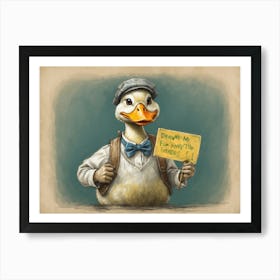 Ducky 3 Art Print