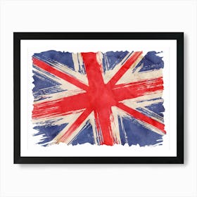 Vintage British Flag Art Print