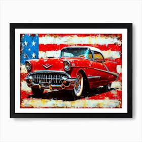 USA Used Cars Inspired - American History Art Print