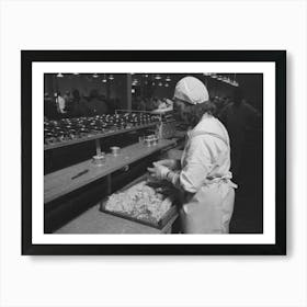 Packing Tuna Into Cans, Columbia River Packing Association, Astoria, Oregon By Russell Lee Art Print