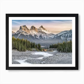 Mountain Town Art Print