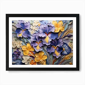 Irises 4 Art Print