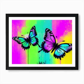 Butterflies In The Sky 42 Art Print