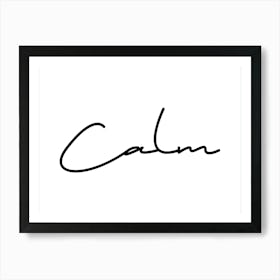 Calm Bedroom Art Print