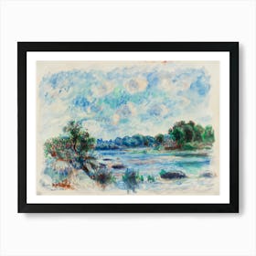 Landscape At Pont–Aven (1892), Pierre Auguste Renoir Art Print