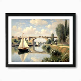 Bridge On The Seine Art Print