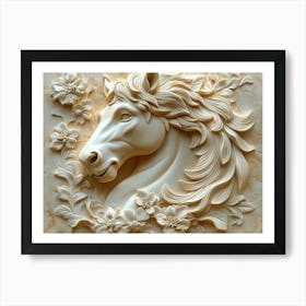 Horse Head Art Print