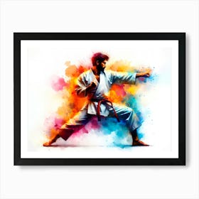 Karate 1 Art Print