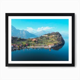 Lago Di Como, Italy, Bellagio, Lake Como Italy Poster Print. Aerial Photography. Italy Wall Art. Italy Nature Print Art Print