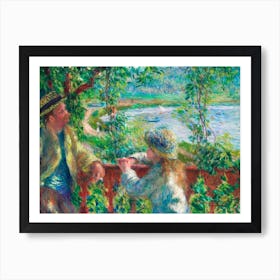 Near The Lake, Pierre Auguste Renoir Art Print