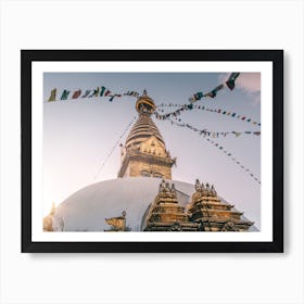 Landscapes Raw 14 Bouddha (Nepal) Art Print