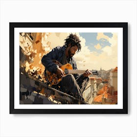 Acoustic Guitar 4 Art Print