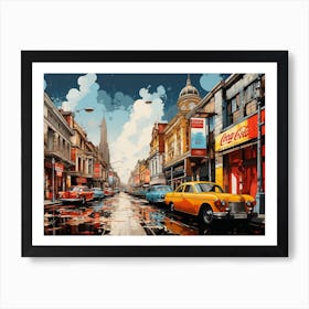 Street Scene Art Print