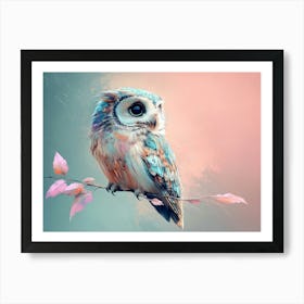 Owl Painting 1 Art Print